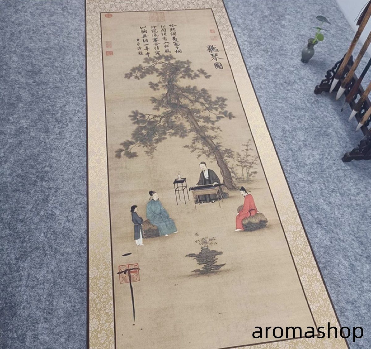 岡山県重要無形文化財 松井與之 備前焼 一輪挿花入 共箱共布 岡山県