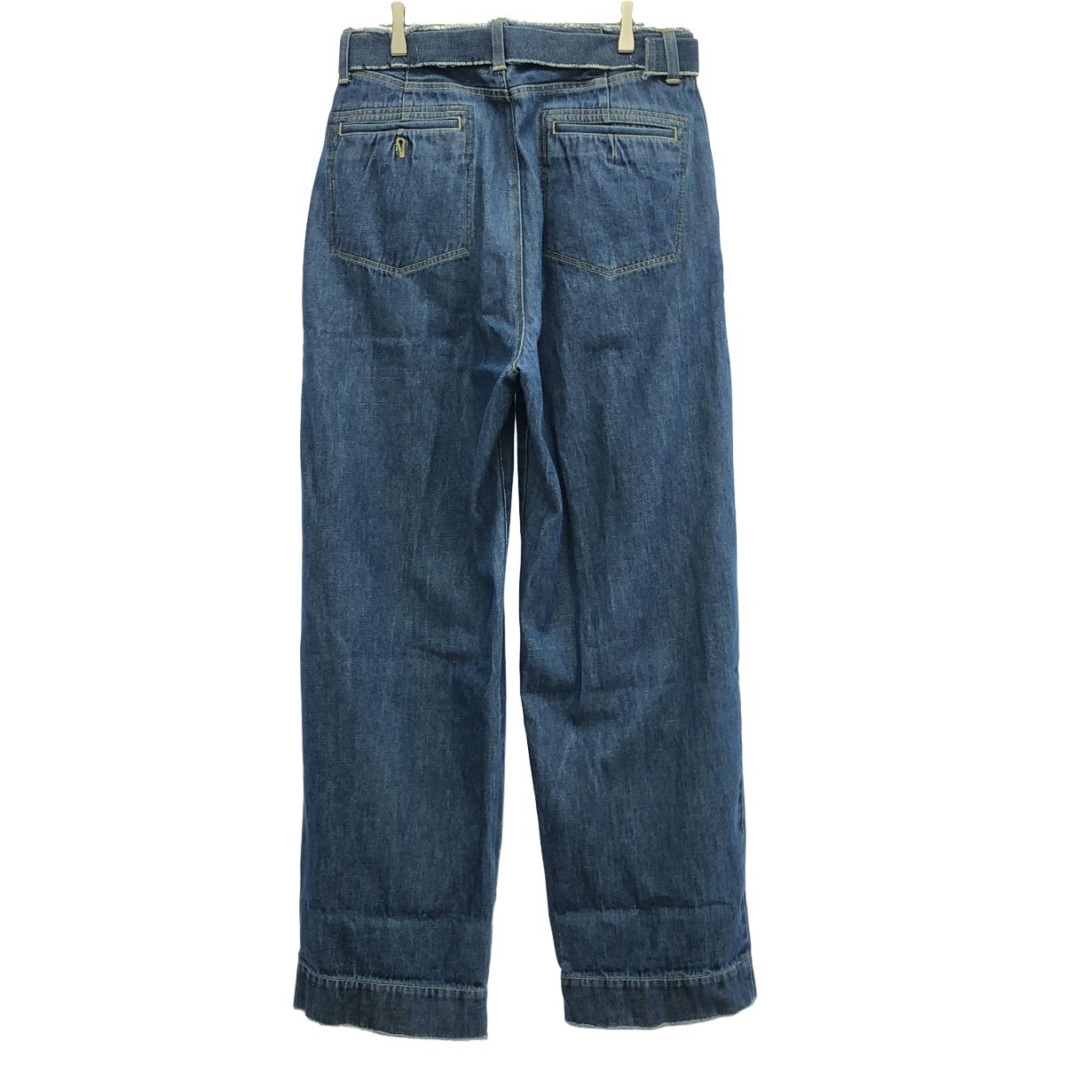 YOKE ヨーク 21SS CUT-OFF WIDE-LEGGED DENIM TROUSERS デニムパンツ 
