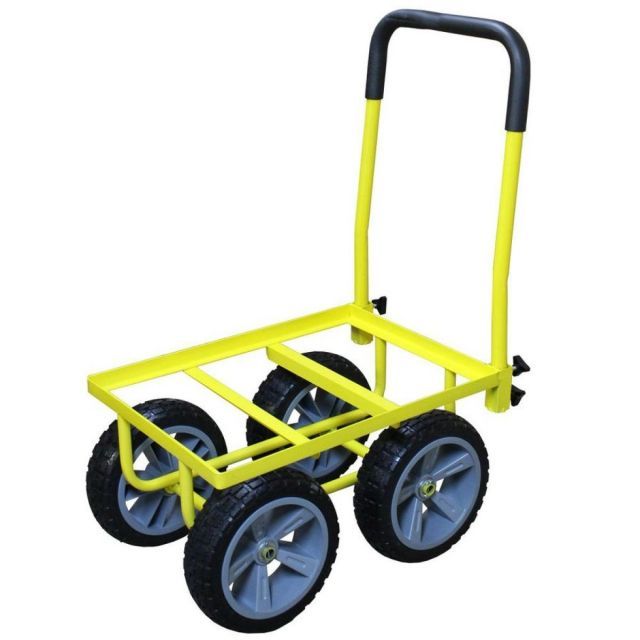 アルミス ALUMIS スチール製四輪ハウスキャリー AK-42SYER コンテナ1個積み ノーパンクタイヤ