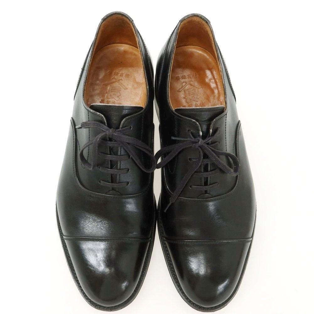 サンヨウ ヤマチョウ 三陽山長 ストレートチップ ドレスシューズ ブラック サイズ6 メンズ