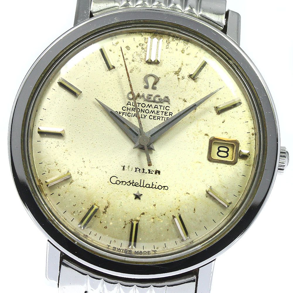 オメガ OMEGA 168.004 コンステレーション Cal.561 ライスブレス 自動巻き メンズ_736050