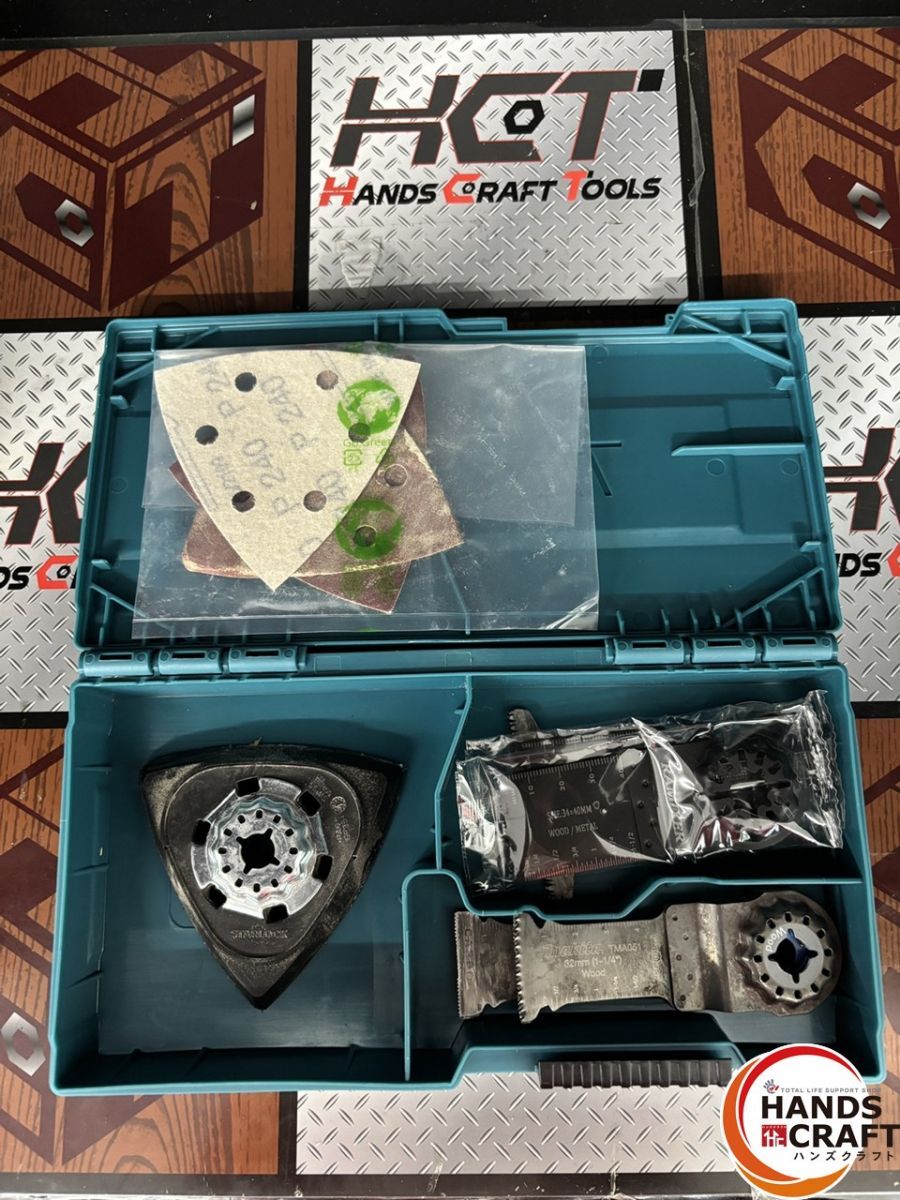 中古】マキタ 充電式マルチツール TM52DRG バッテリ・充電器・ケース