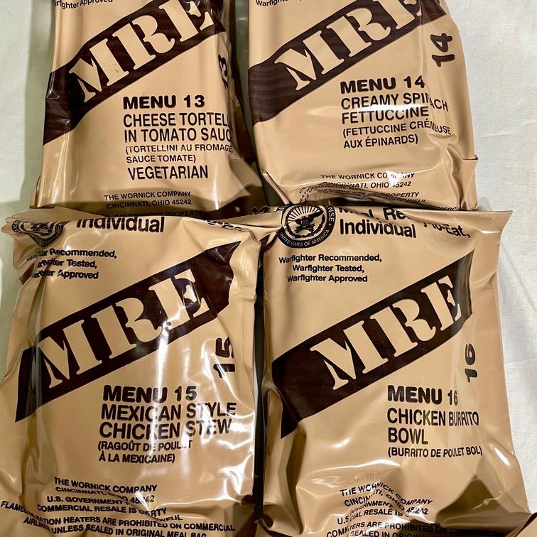 24、25年検品 MRE レーション アメリカ軍 戦闘糧食 非常食 - メルカリ