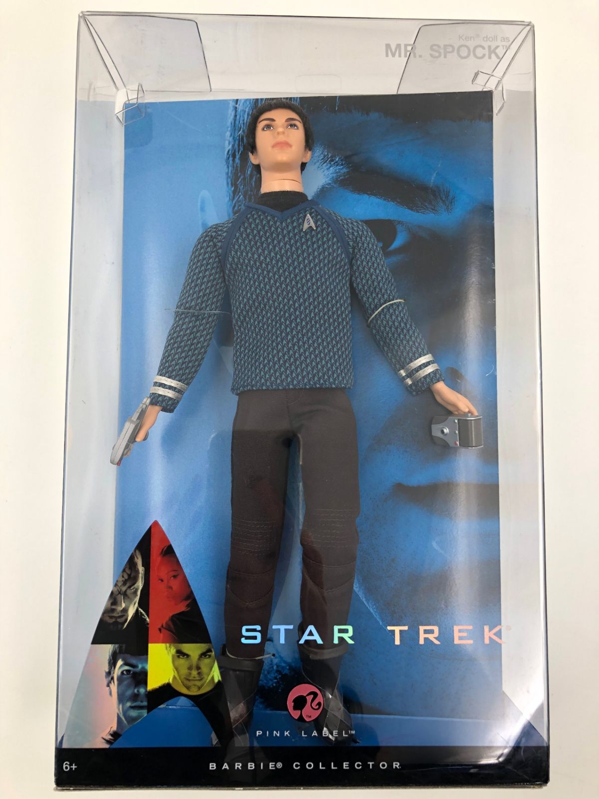 )  ミスター ・ スポック Mr. Spock スタートレック × Barbie バービー ピンクレーベル ドール  人形 マテル