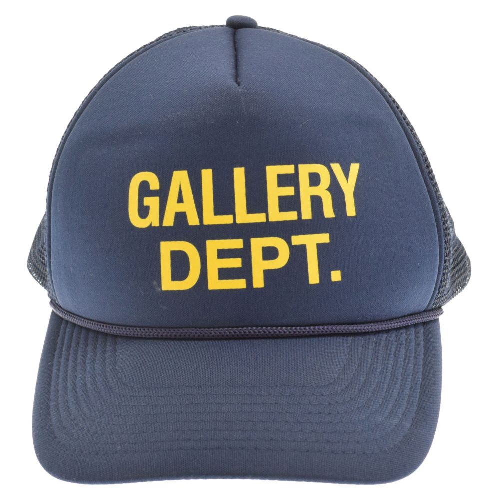 GALLERY DEPT. (ギャラリーデプト) Trucker Cap ロゴプリントトラッカーメッシュキャプ ネイビー