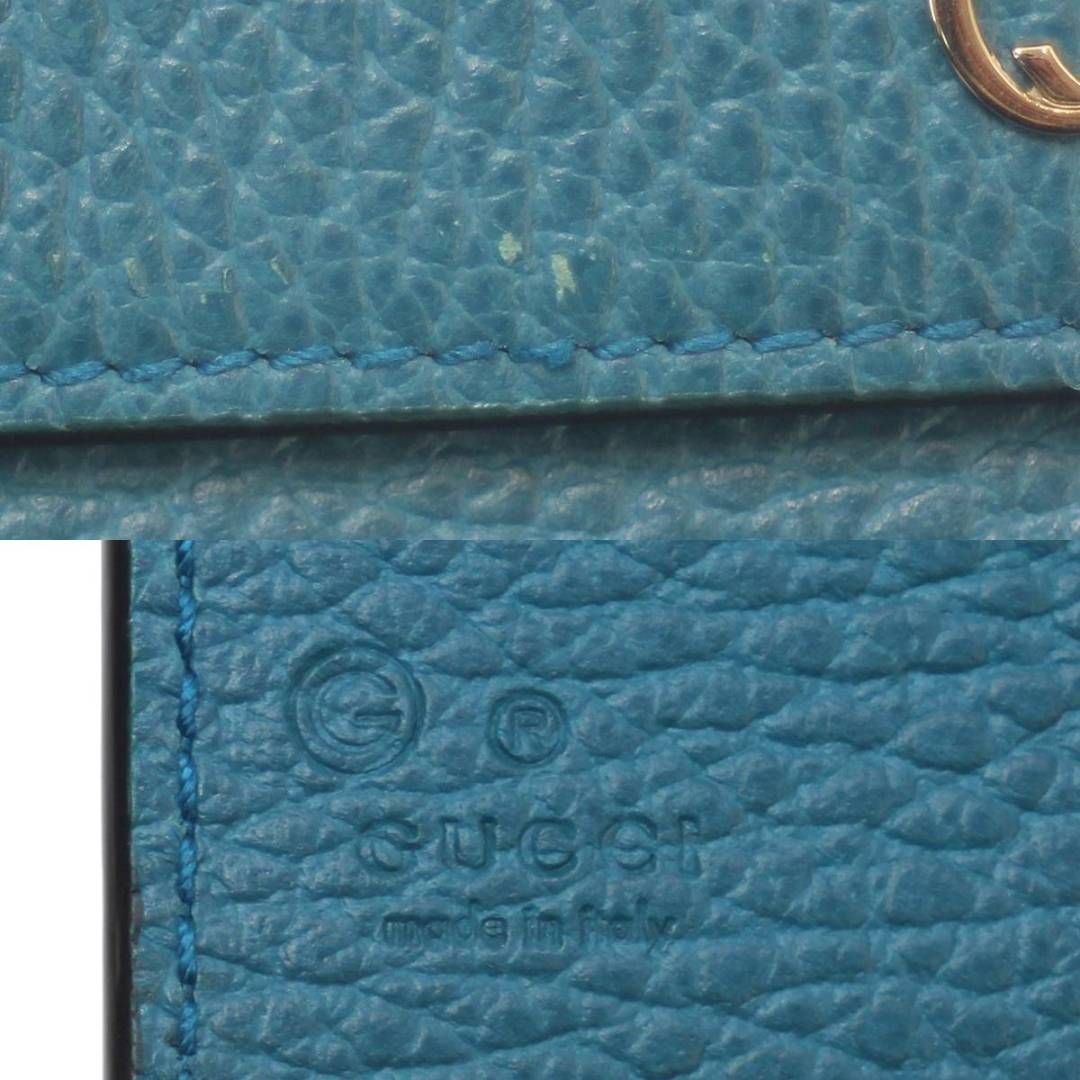 美品　グッチ　折り財布　インターロッキング GUCCI/ グッチインターロッキングG 二つ折り財布 449405 ES AB