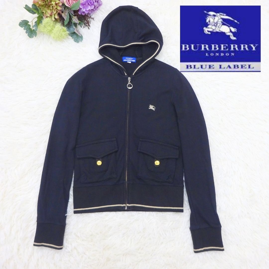 BURBERRY BLUE LABEL バーバリー ブルーレーベル ジップアップ 