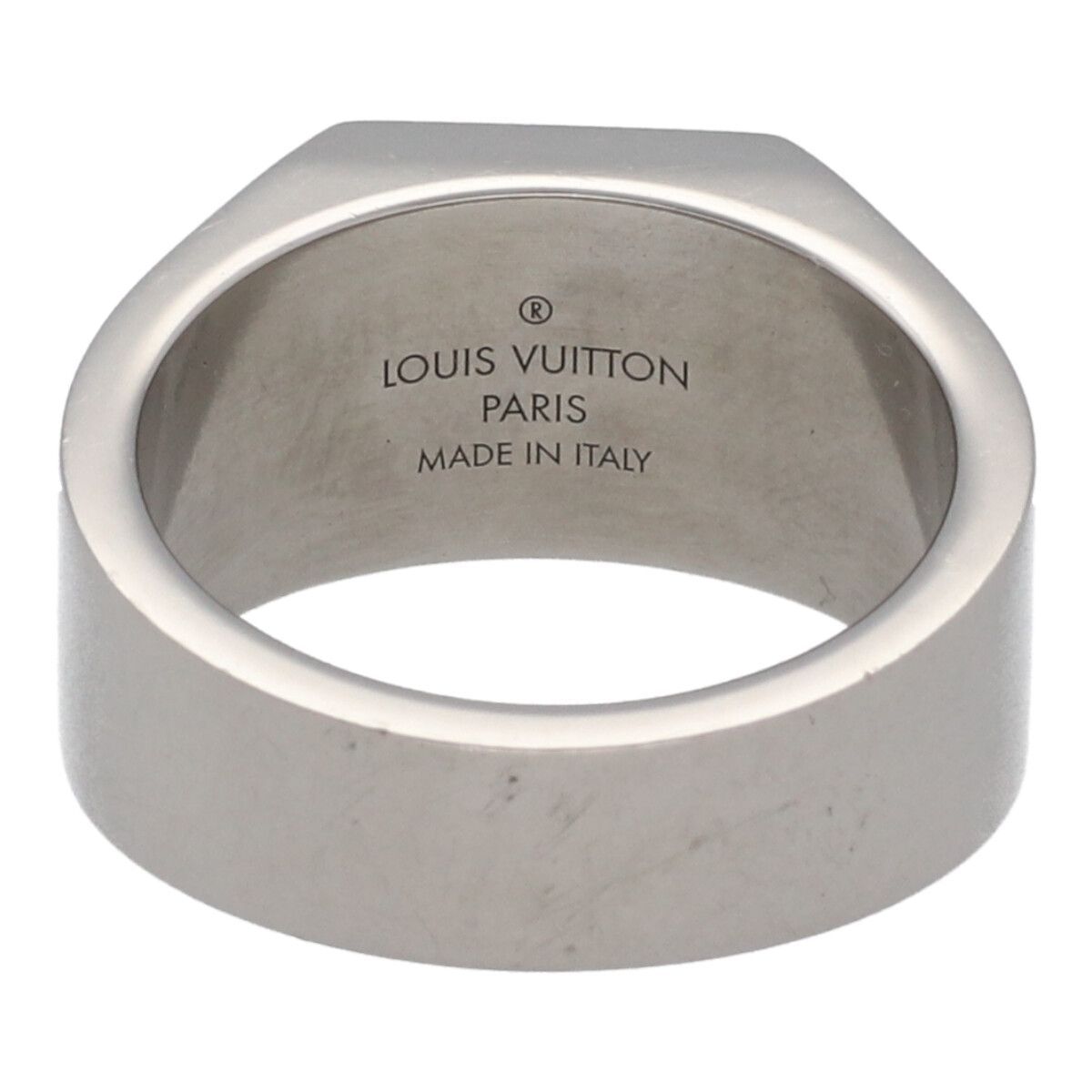 中古】 LOUIS VUITTON ルイ・ヴィトン リング・LV オニキス