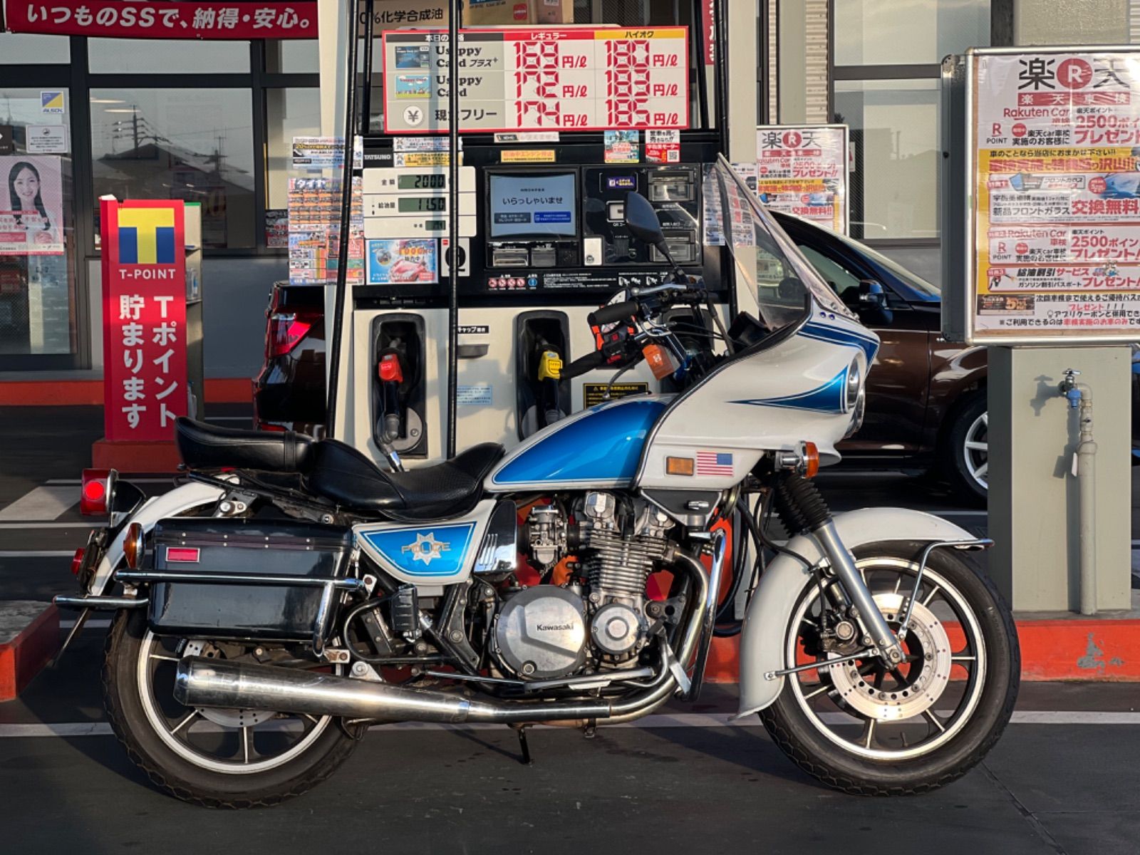 ポリスライト　ハーレー　カワサキ　旧車　アメ車 カワサキ Z1000P ポリス アメリカ直輸入 車検令和8年8月まで - メルカリ