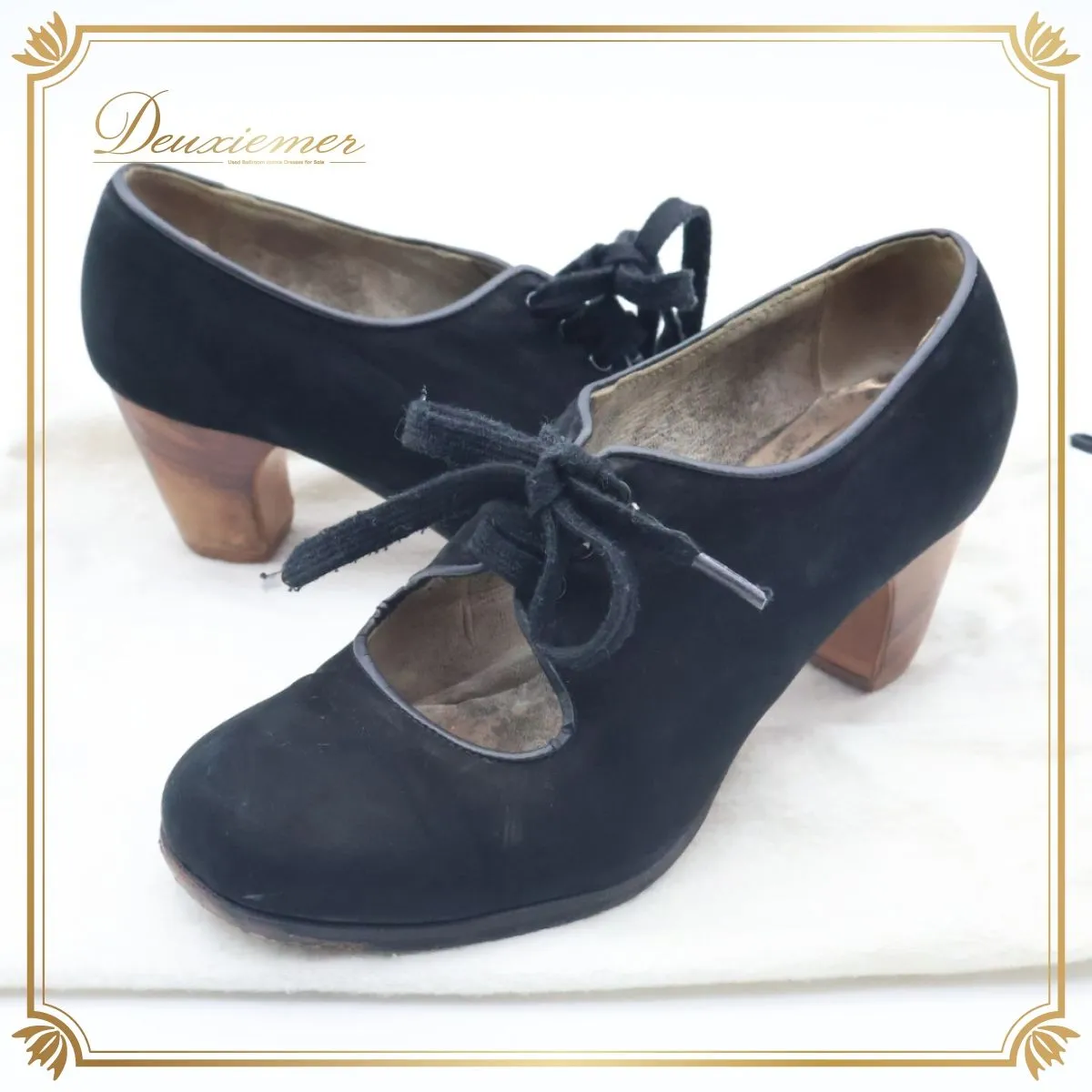 セノビージャ（Senovilla）フラメンコシューズワインレッド靴底新品