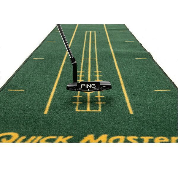 送料無料。 クイックマスター パッティングマット パター練習器 パターマット PUTTING MAT QMMGNT35 鮮明な