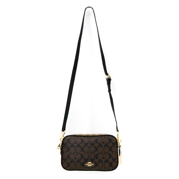 コーチ COACH ショルダーバッグ レザー PVC シグネチャー C1767 カメラ