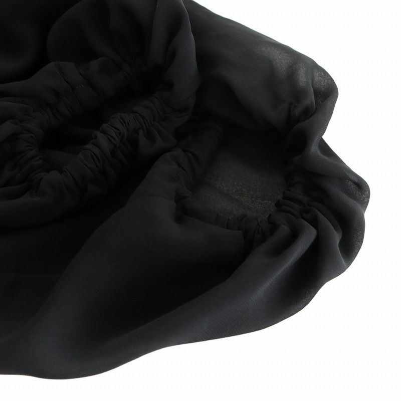 ドゥーズィエムクラス DEUXIEME CLASSE エブリデイアイライク 23SS Sheer シャツ ブラウス 長袖 シースルー シアー 黒 ドゥーズィエムクラス エブリデイアイライク 23SS Sheer シャツ
