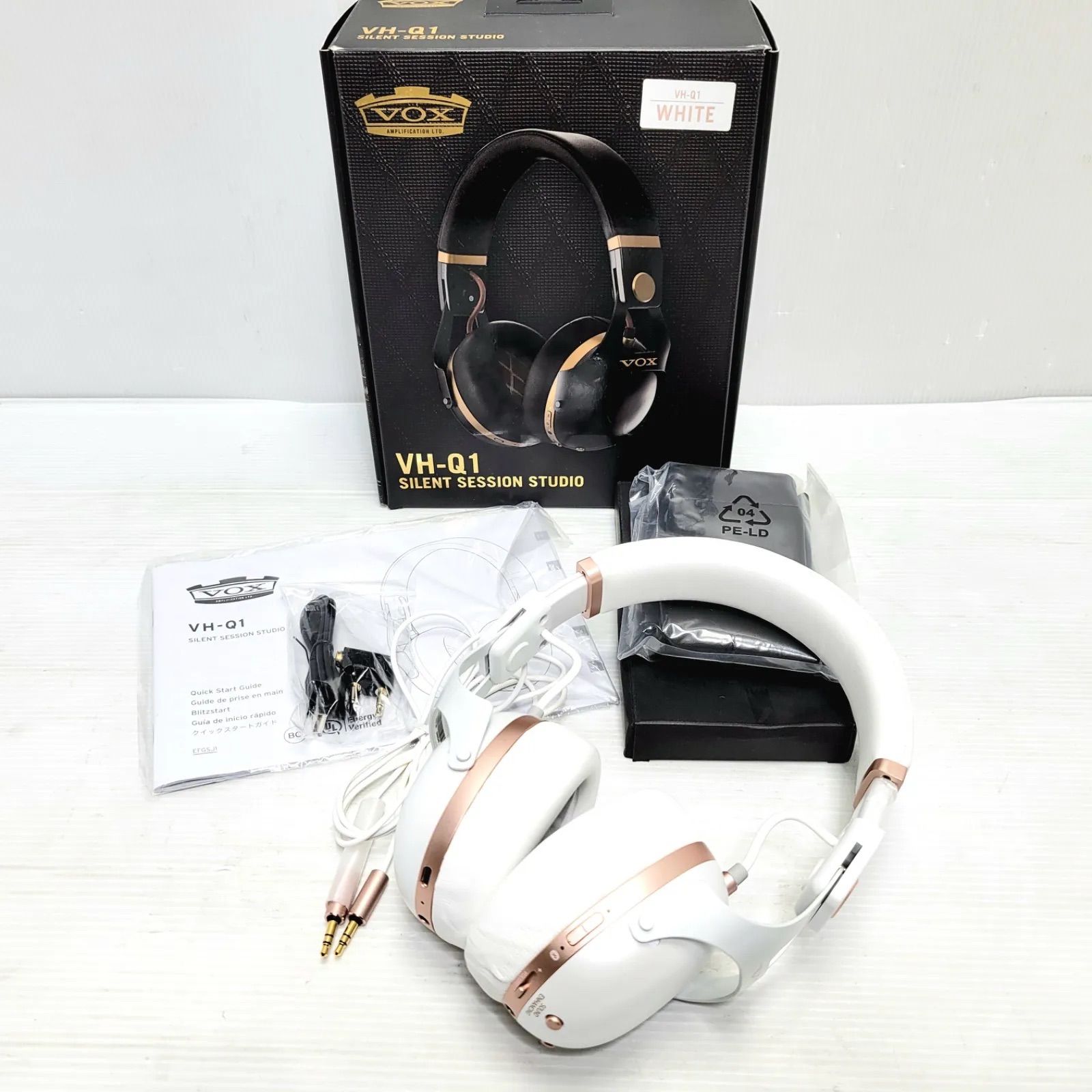 VOX ノイズキャンセリング モニター ヘッドホン VH-Q1 WH
