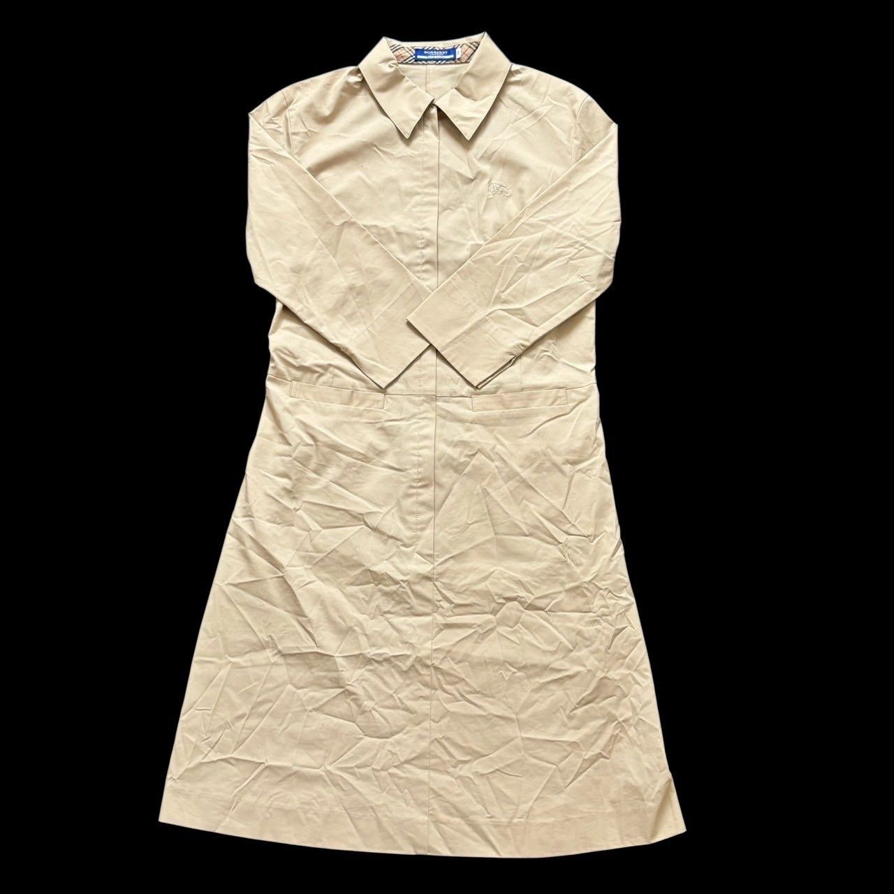 バーバリー　☆　ワンピース　ベージュ　38 М BURBERRY バーバリー アパレル レディース ワンピース ベージュ 綿