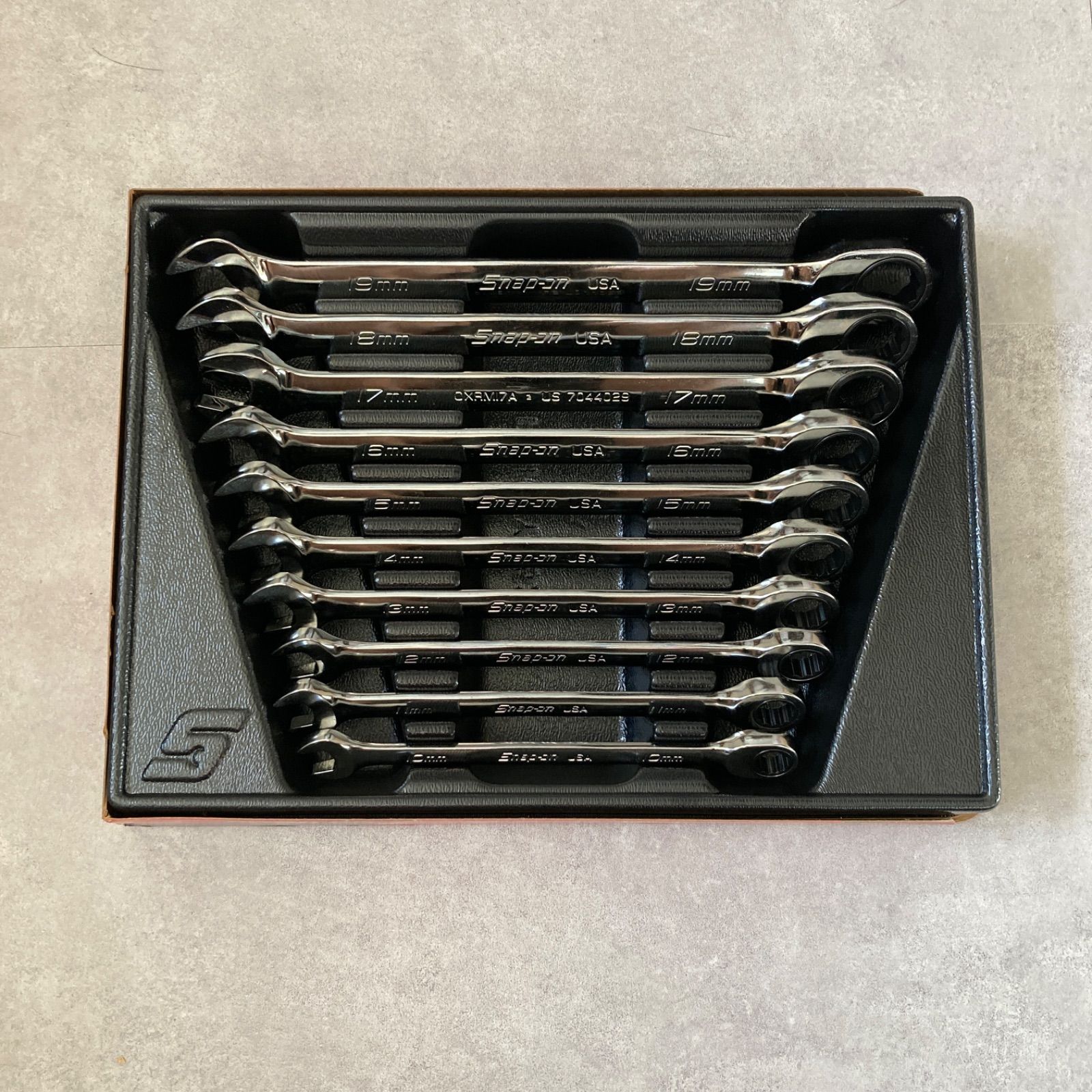 Snap-on スナップオン FLANK DRIVE® PLUS ラチェッティングコンビネーションレンチセット OXRM710A