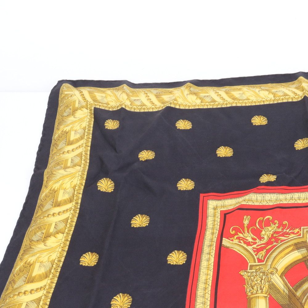 美品 セリーヌ 古代ローマ シルク 100% スカーフ 大判 ストール