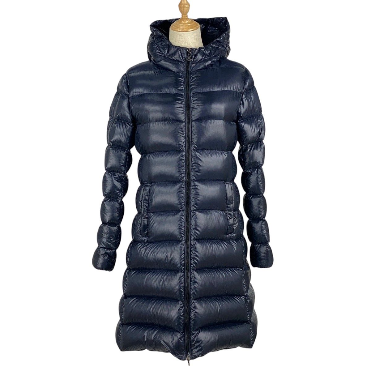 モンクレール MONCLER スイエン ダウンジャケット SUYEN フーディ アウター ダウンジャケット ネイビー レディース