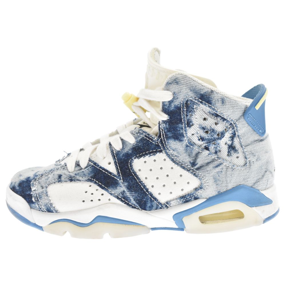 NIKE (ナイキ) AIR JORDAN 6 RETRO GS Washed Denim エアジョーダン6