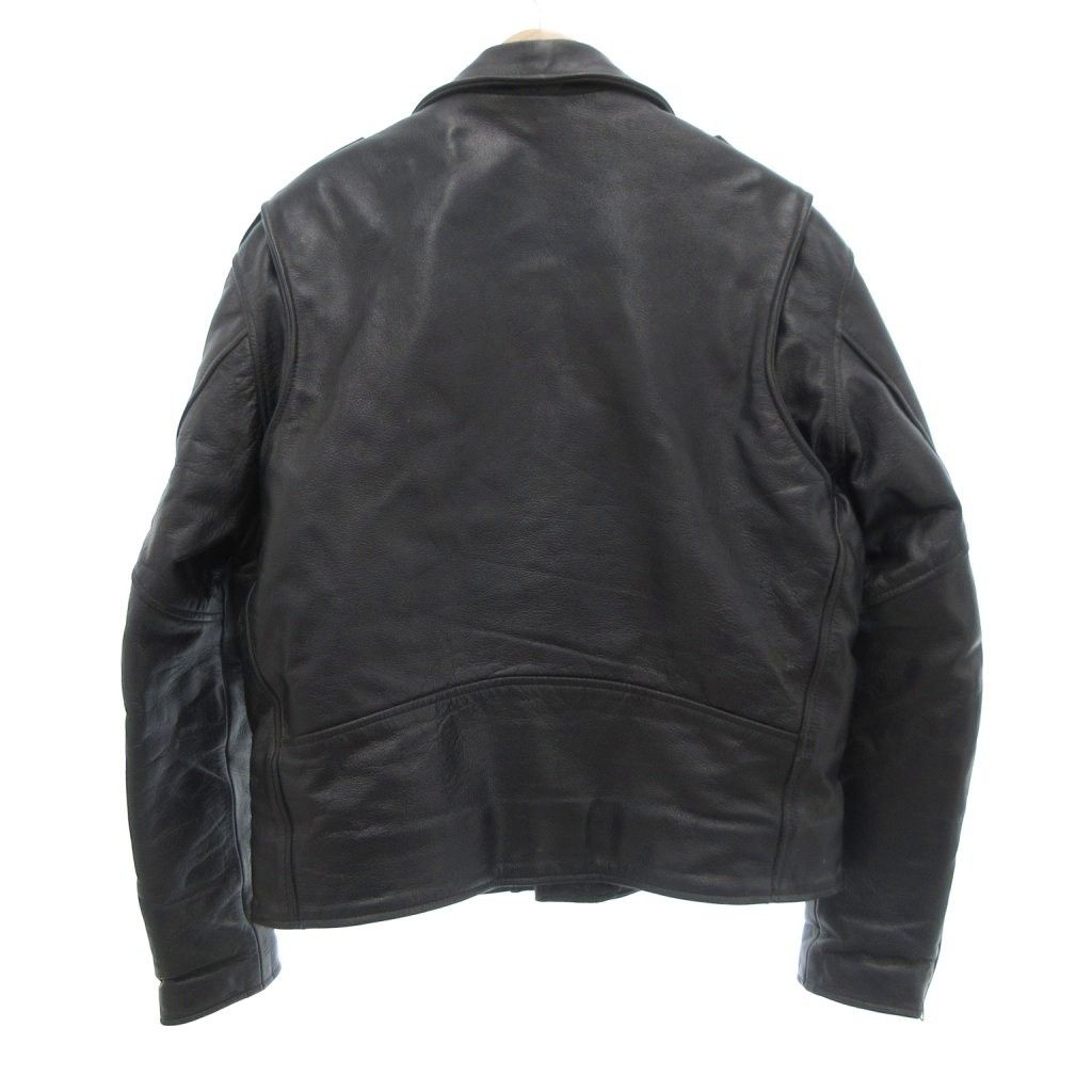 AXEL ダブル ライダースジャケット 牛革 レザー 5XL 黒 ブラック UO GY17
