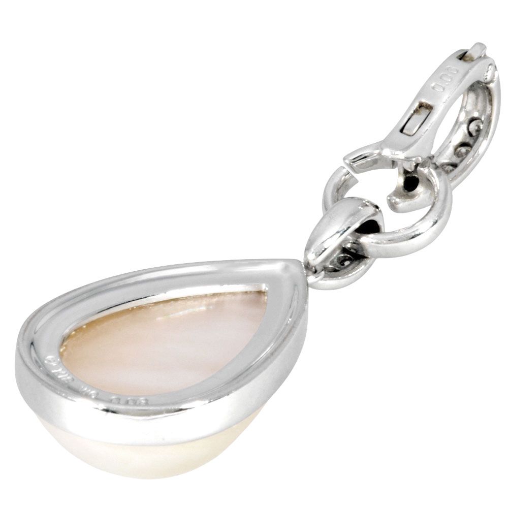 タサキ TASAKI ドロップ ペンダントトップ ダイヤモンド 0.06ct