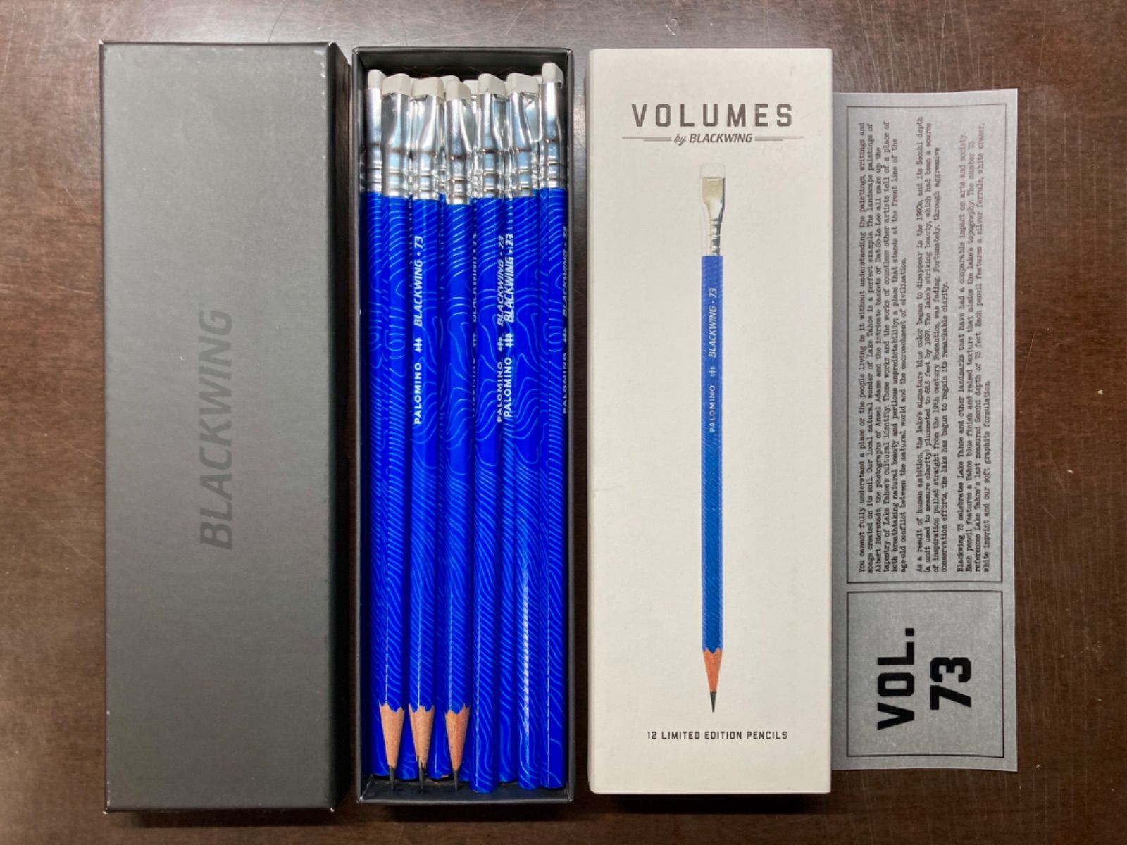 筆記具 BLACKWING Vol.73 旧ロゴ】BLACKWING VOL.73 12本セット ブラックウィング 鉛筆