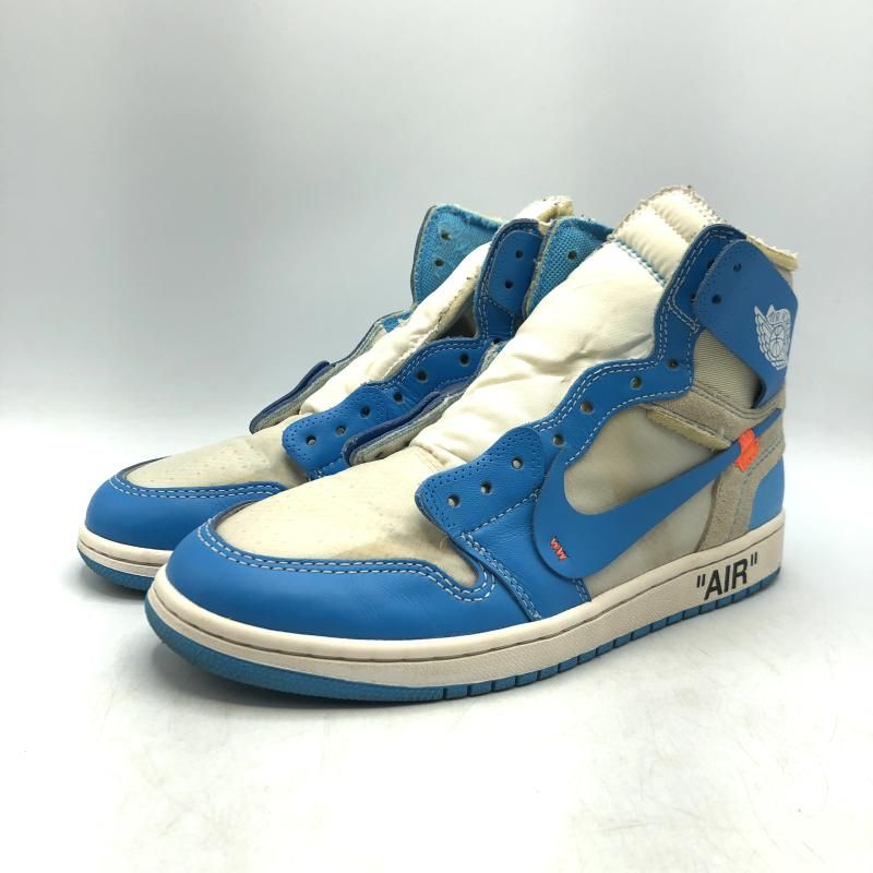 中古】Off-White × Nike Air Jordan 1 High UNC 