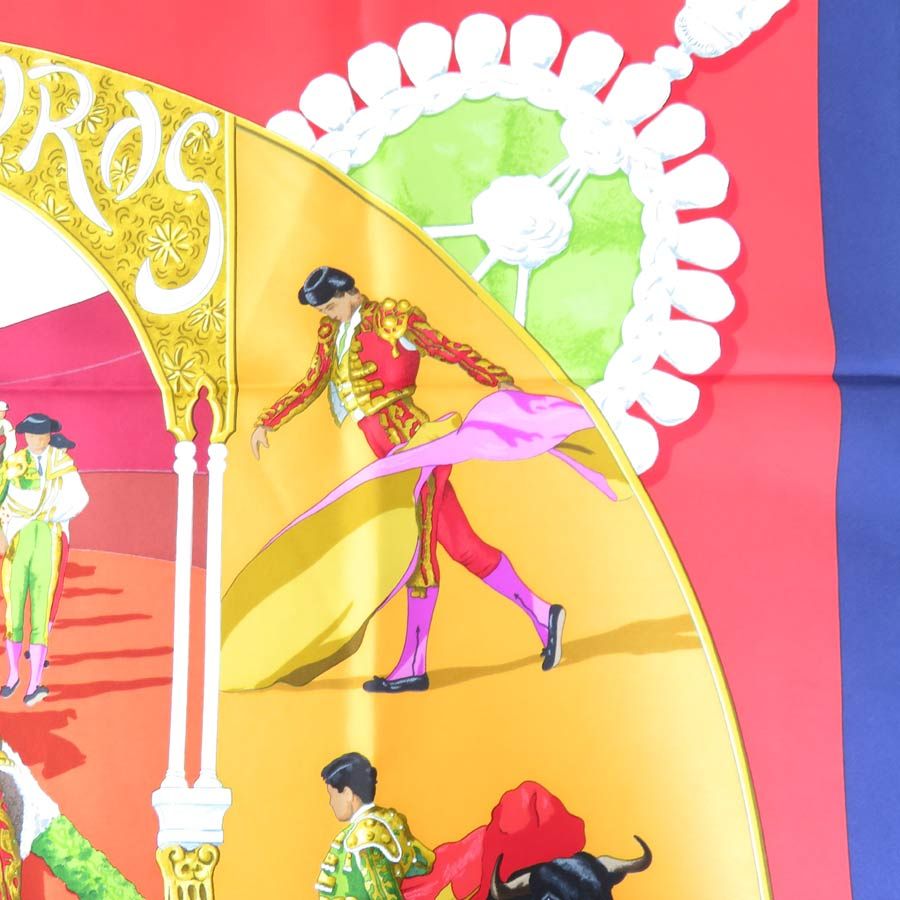 エルメス HERMES スカーフ カレ90 PLAZA DE TOROS 闘牛場 - メルカリ