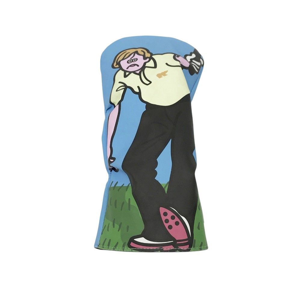 HYPEGOLF ハイプゴルフ face oka×GB GOLF ヘッドカバー  ブルー系 FW [240101470416] ゴルフウェア ストスト HYPEGOLF ハイプゴルフ face oka×GB GOLF ヘッドカバー ブルー系