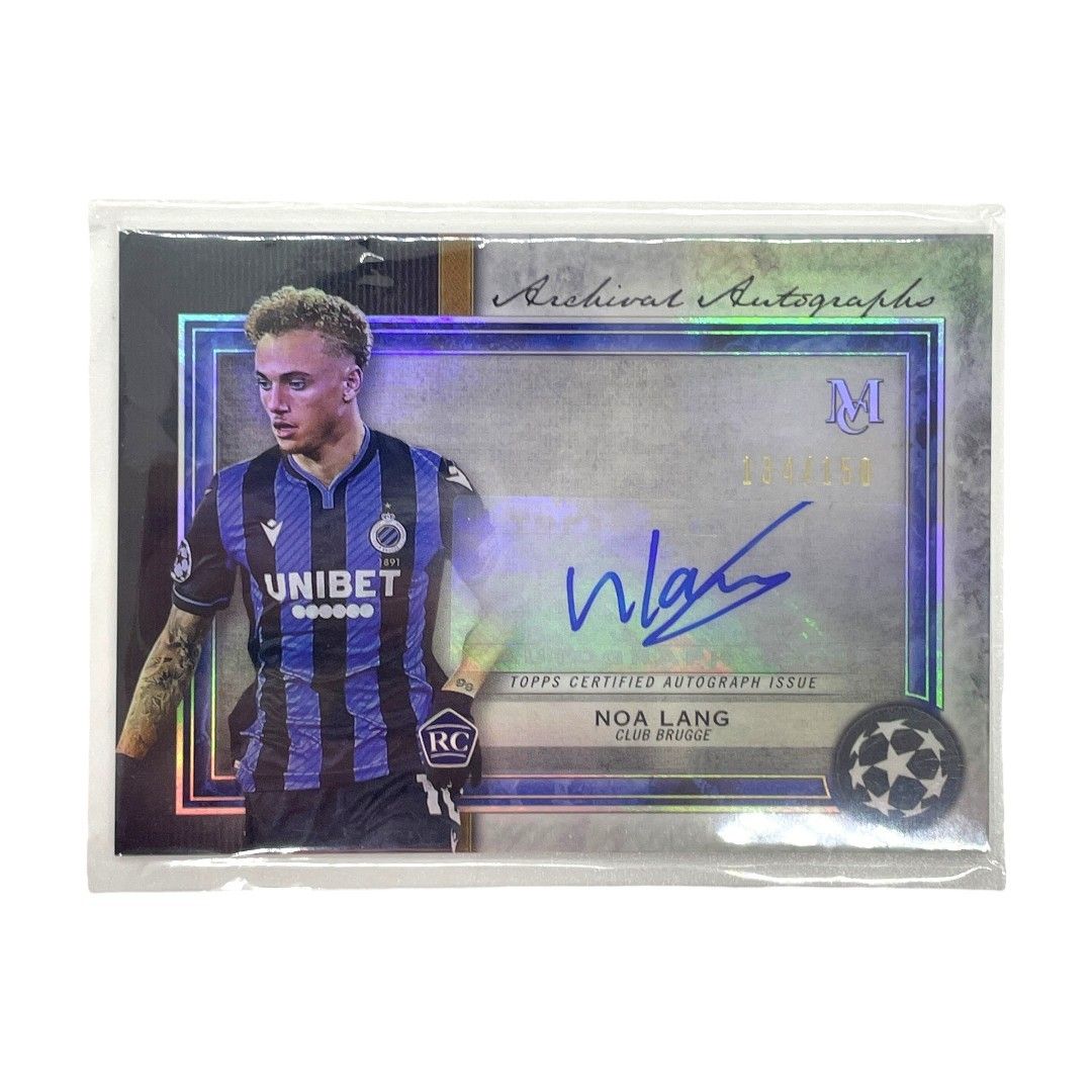 TOPPS サッカーカード MUSEUM COLLECTION ARCHIVAL AUTOGRAPH NOA LANG CLUB BRUGGE 134/150 #AA-NL 送料無料 中古 IT1 TOPPS サッカーカード MUSEUM COLLECTION ARCHIVAL AUTOGRAPH