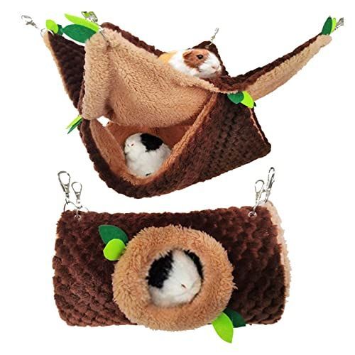 [JIN Beans] ペット 小動物 ハムスター リス おもちゃ 家 トンネル ハンモック 小屋 モモンガ モルモット ハリネズミ フリース
