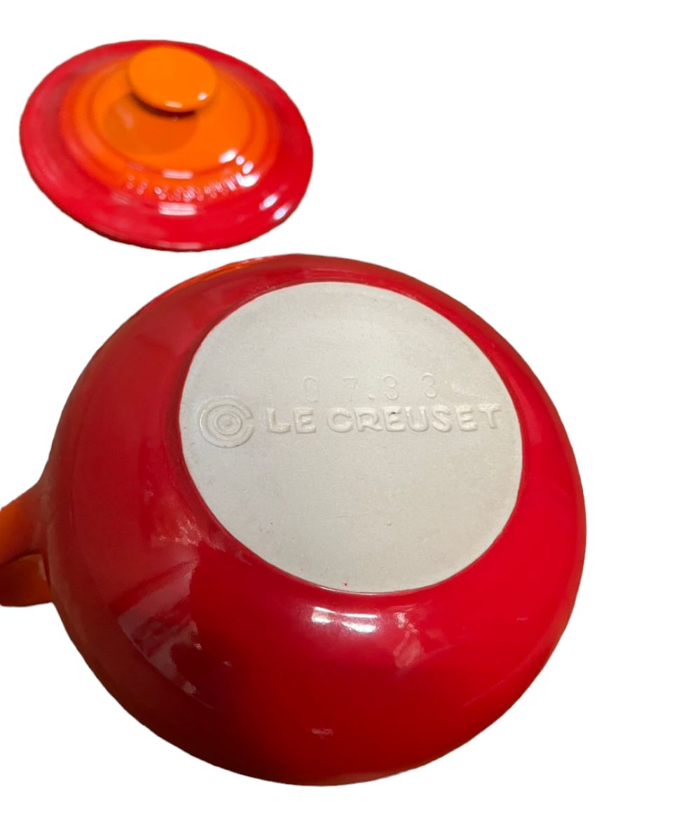 中古／食器】ル・クルーゼ スープボウル オレンジ - メルカリ