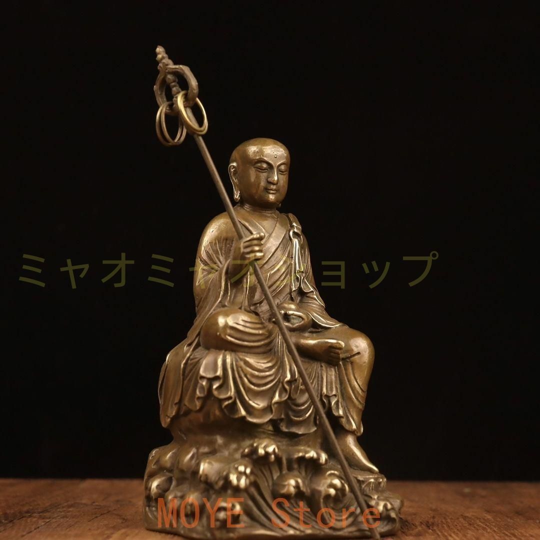 地蔵 菩薩 観音 銅製 仏像 彫刻 置物 開運 風水 - メルカリ