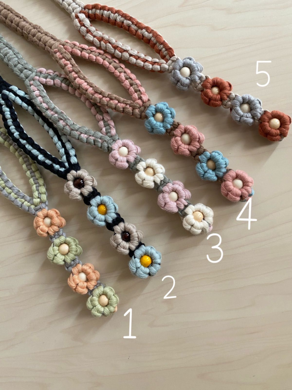 マクラメデフトバン♡秋カラー - メルカリ 