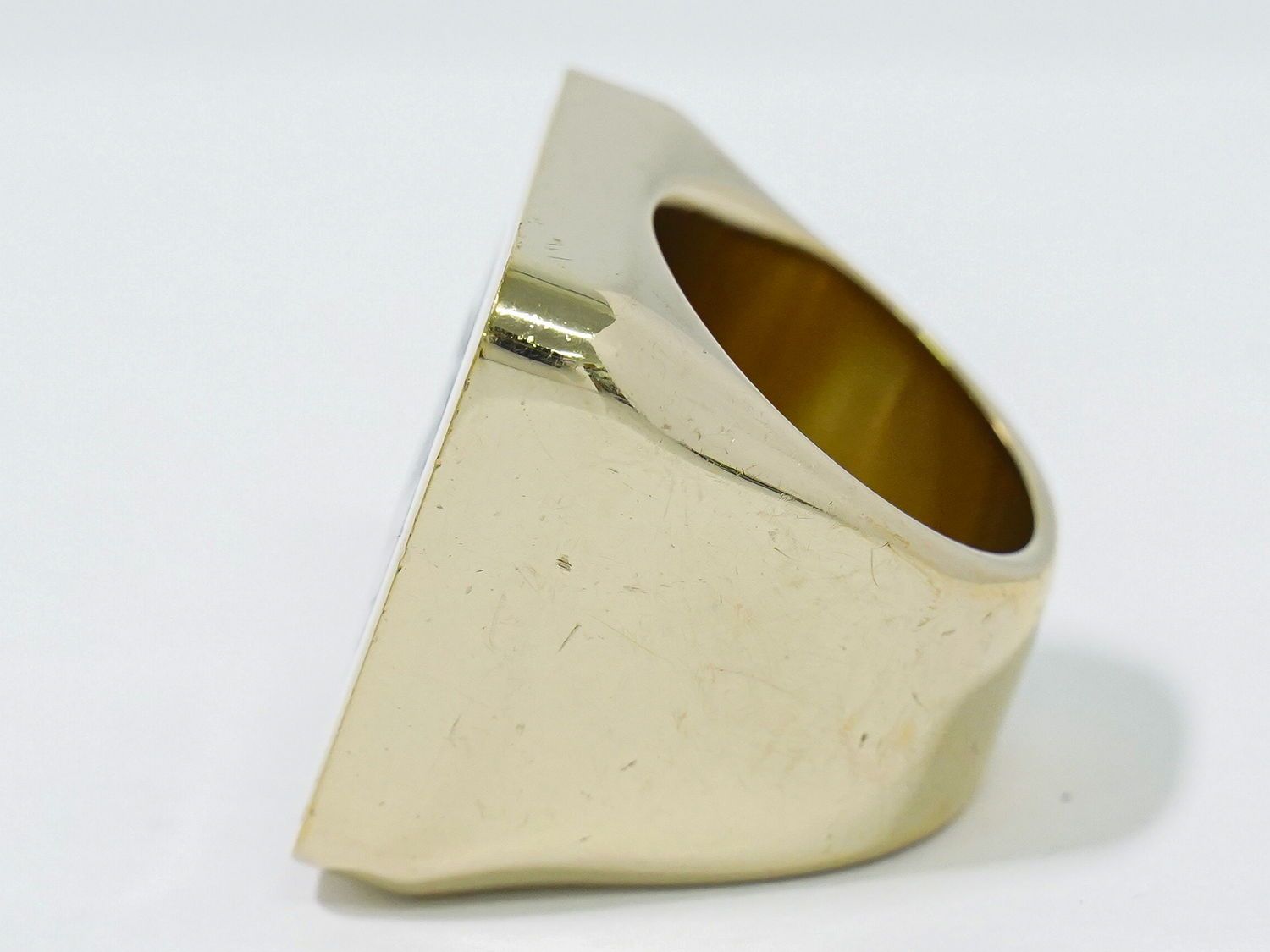 本物 シャネル CHANEL ココマーク リング 指輪 10号 GP ゴールドメッキ  