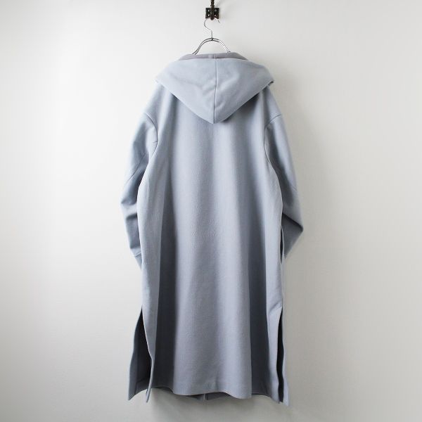 美品 定価3.2万 BEARDSLEY ビアズリー ウールライクフードコート F 