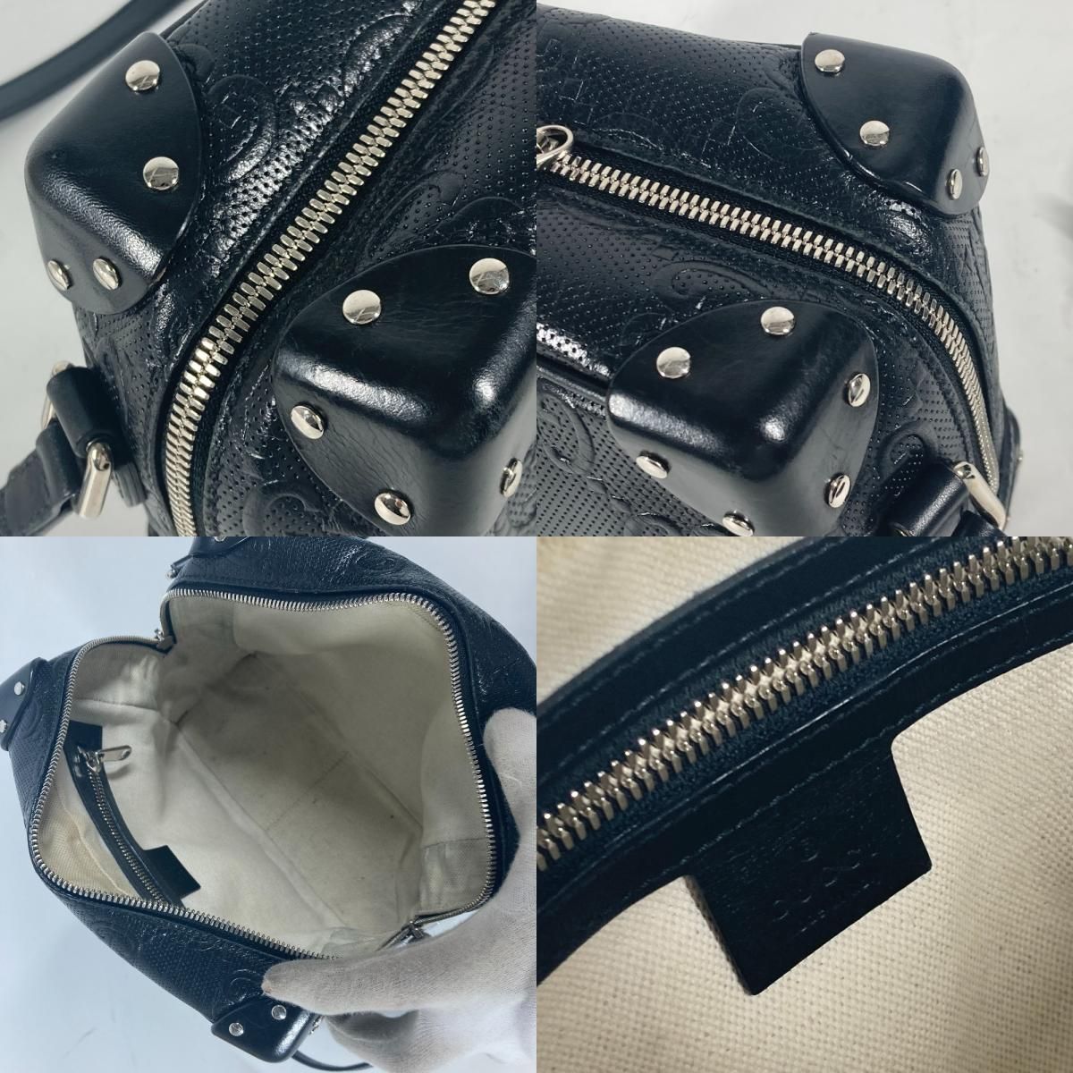 GUCCI グッチ ショルダーバッグ GG エンボス ロゴ 626363 レザー