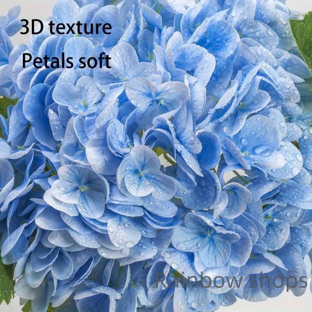 大きなリアルタッチの花 紫陽花