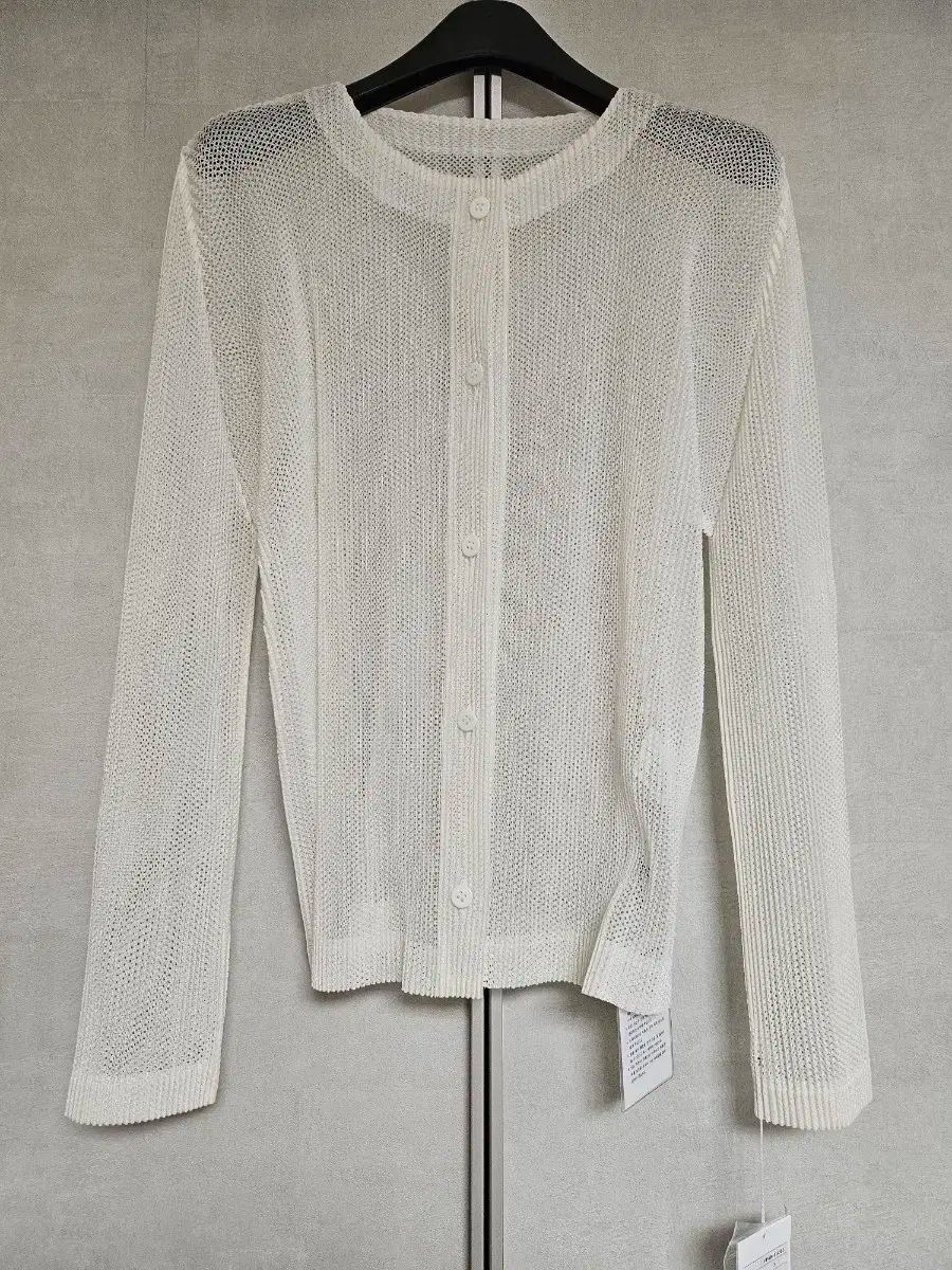PLEATS PLEASE プリーツプリーズ タタミカーディガン オフホワイト