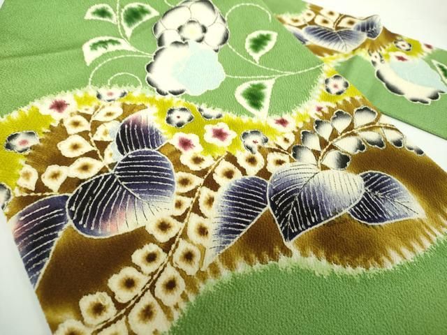 平和屋着物○九寸名古屋帯 絞り 辻が花 鬼しぼ縮緬 正絹 逸品