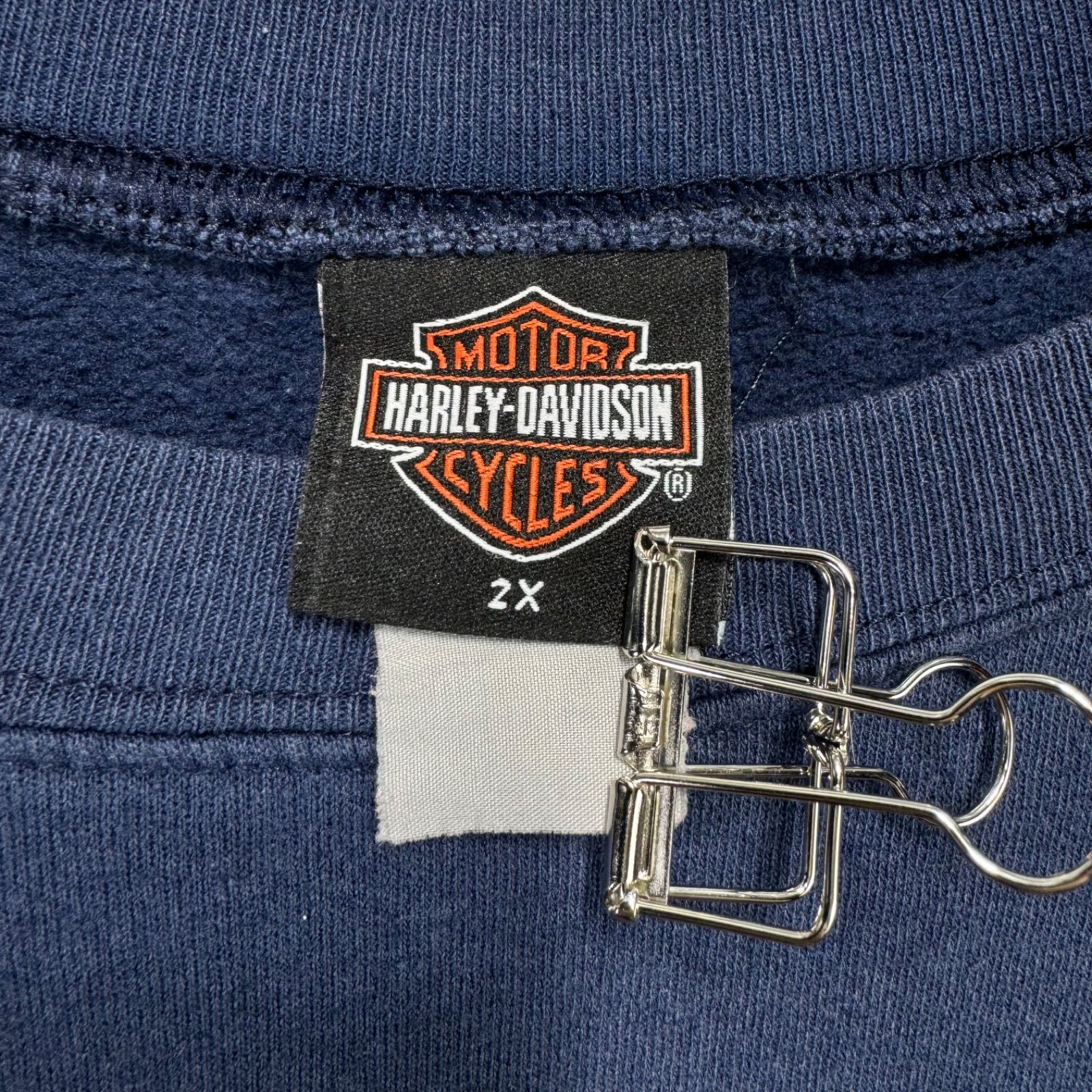 2XL HARLEY-DAVIDSON Logo Print Sweatshirt ハーレーダビッドソン