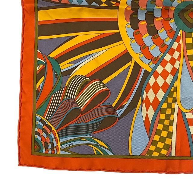 HERMES エルメス カレ40 ハンカチ スカーフ プチカレ LES RUBANS DU