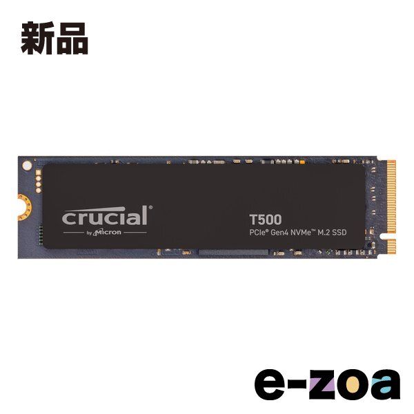 crucial クルーシャル T500 2TB PCIe Gen4 NVMe M.2 SSD CT2000T500SSD8JP 2585335