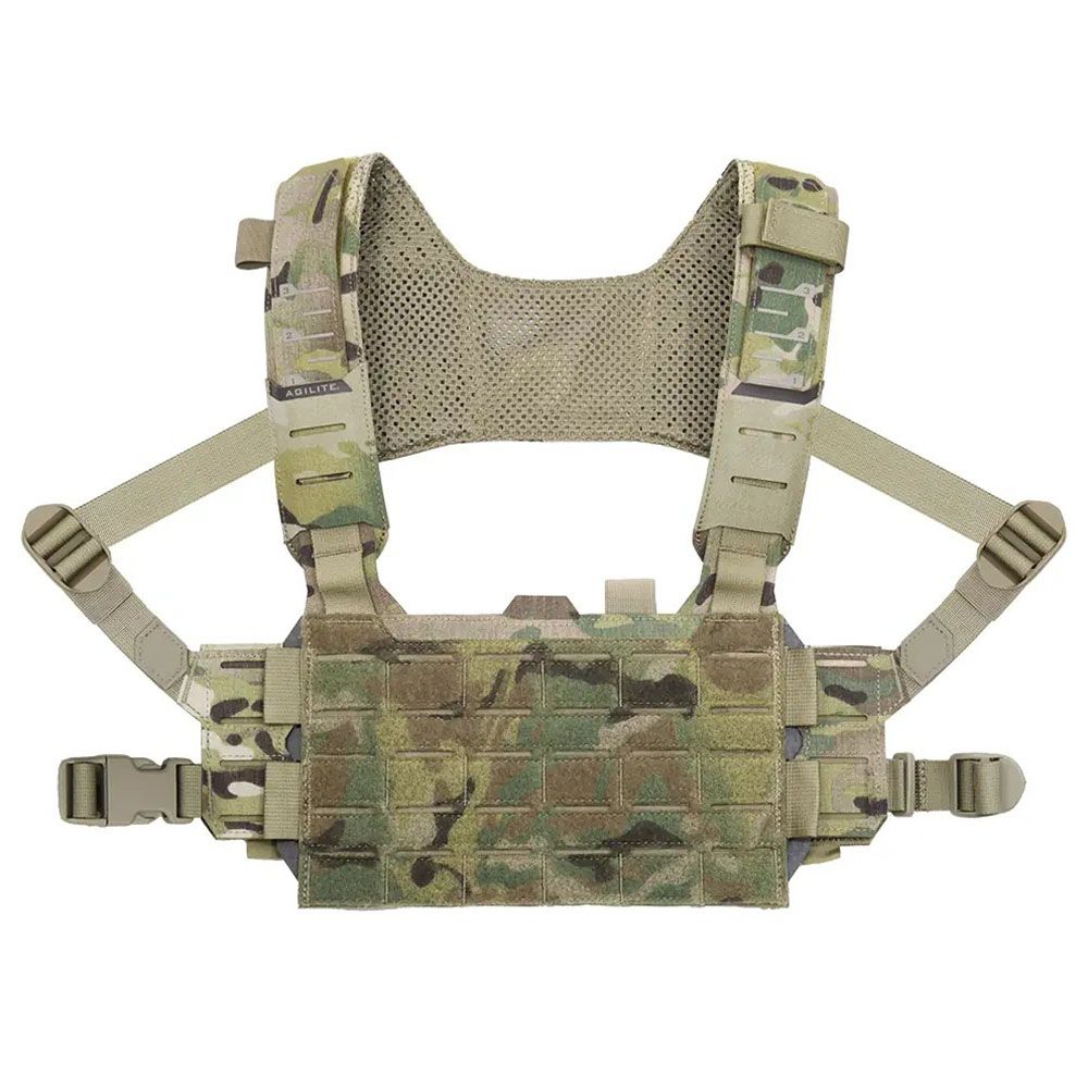 チェストリグ マルチカム AGILITE チェストリグ Reaper Rig レーザーカット Placard 8058