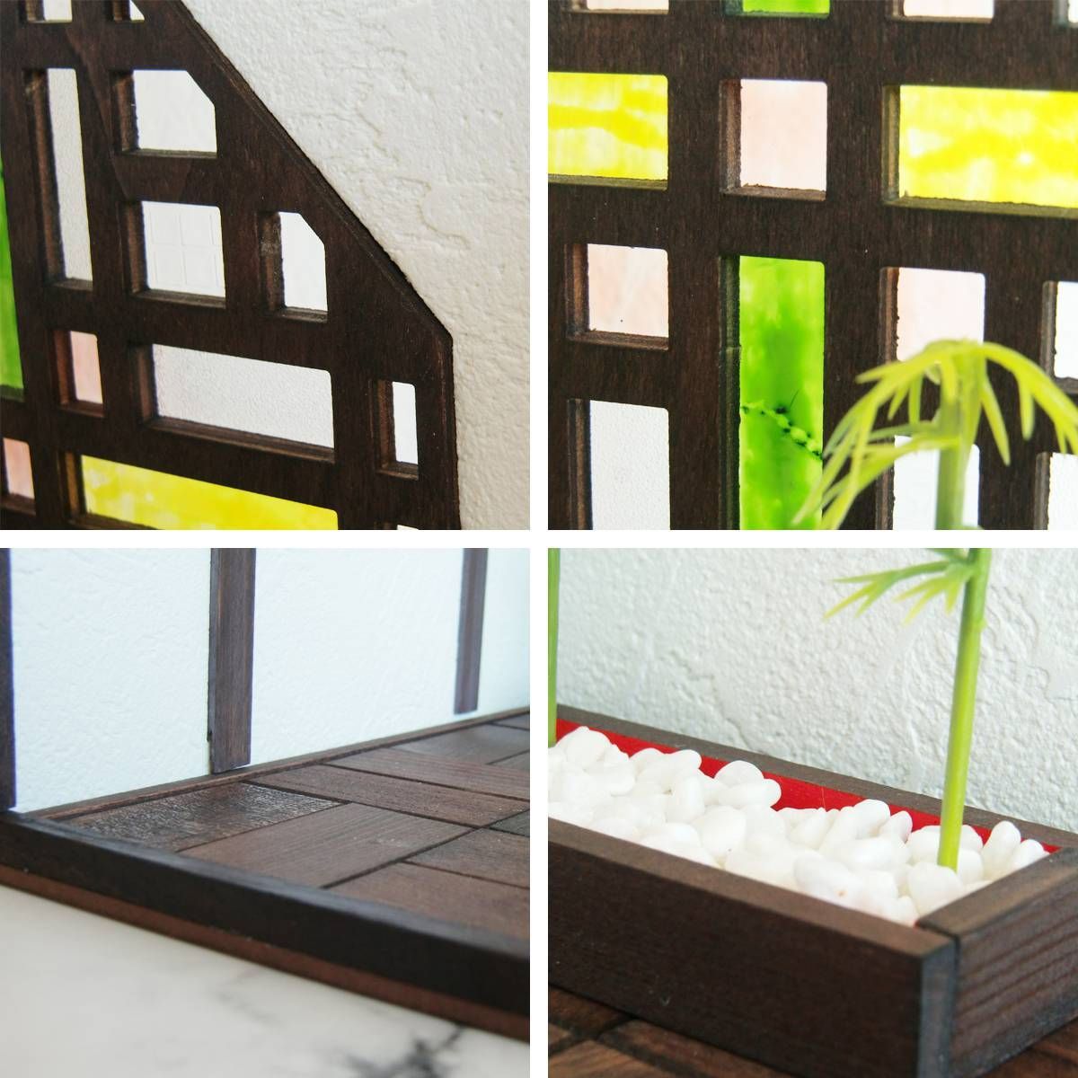 レトロモダン撮影ボード/ドール用 背景ボード/ドールハウス/ステンド