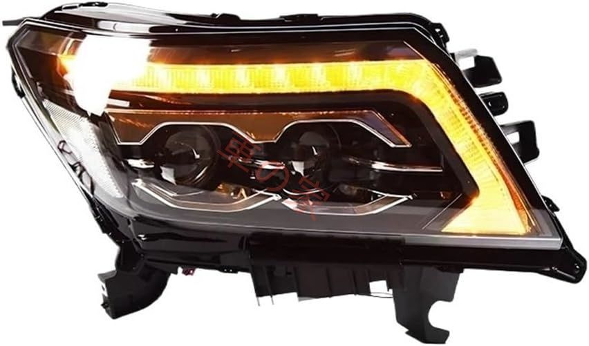 日産ナバラ2015-2025に適合するフロントヘッドランプアセンブリ フロントランププロジェクターレンズ照明 複合フロントランプアセンブリ