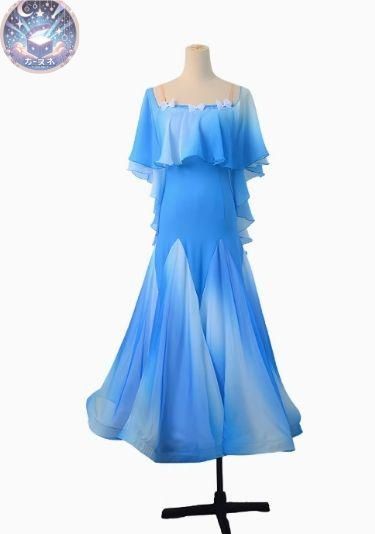 ♥ 社交ダンスドレス ラテンドレス モダンダンス オーダーメイド 2色