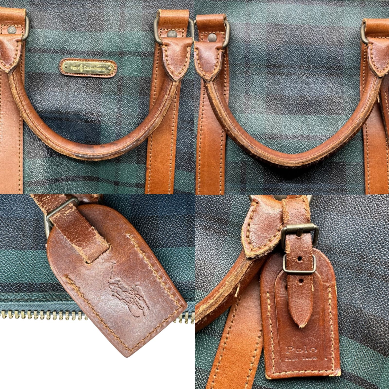 POLO RALPH LAUREN(ポロラルフローレン) Tartan Check Boston Bag
