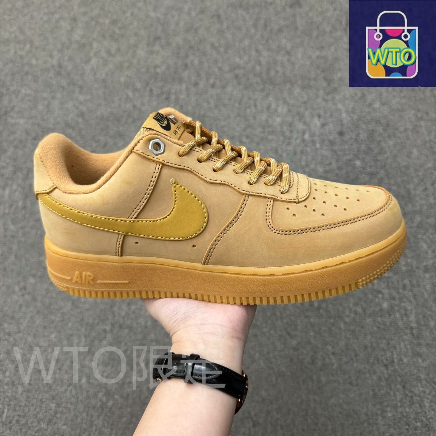 新品　エアフォース1 ロー　07 WB 25cm フラックス/ウィート NIKE公式】ナイキ エア フォース 1 '07 WB メンズシューズ