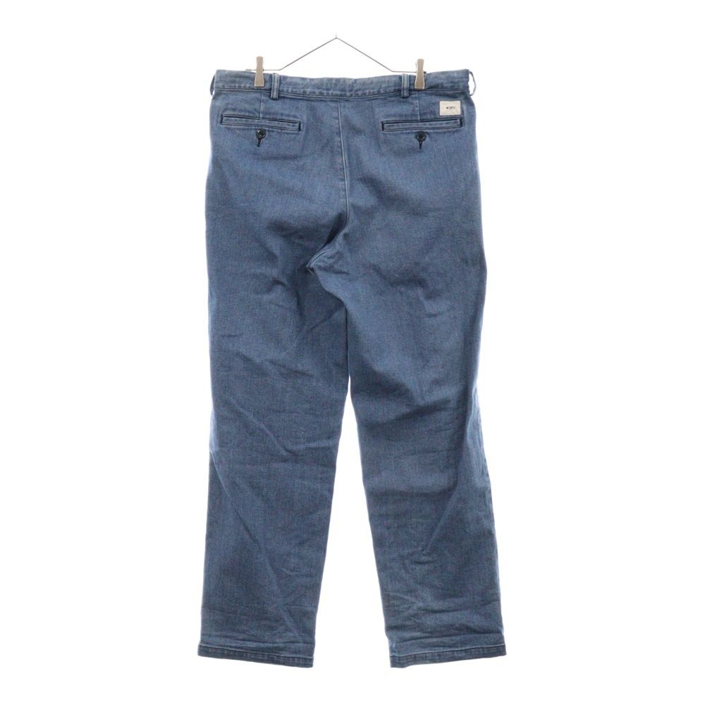 WTAPS (ダブルタップス) 22SS TUCK 02 TROUSERS COTTON DENIM 2タックデニムパンツ 221WVDT-PTM04  インディゴ - メルカリ